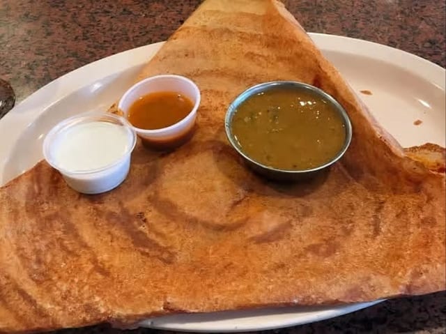 Onion Masala Dosa.